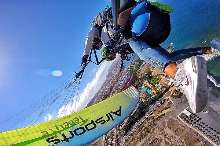 Acrobatic Tandem Paragliding Over South Tenerife: Costa Adeje Thrill Flight photo 2
