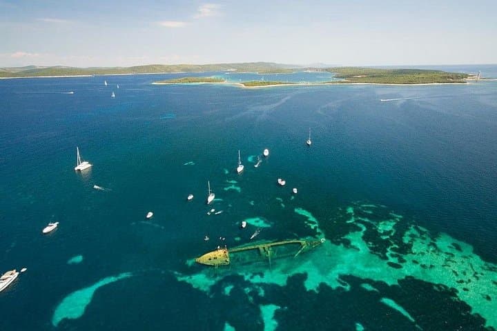Sakarun Beach Speed Boat Tour from Zadar — Snorkel Sunken Ship & Military Tunnels photo 3