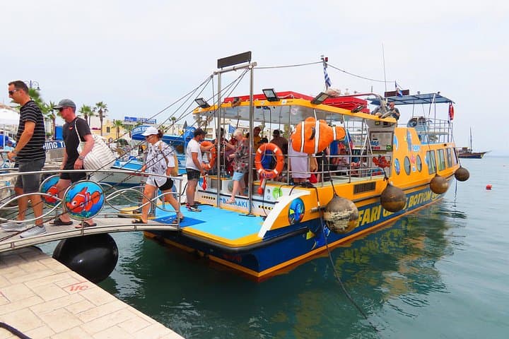 Glass-Bottom Boat to Pserimos: Swim, Shipwreck & Kos Coast Day Trip photo 3