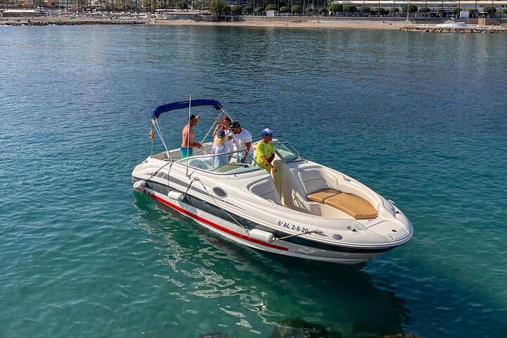 Bay of Marbella Private Boat Rental with Skipper — 1–2 Hour Coastal Cruise