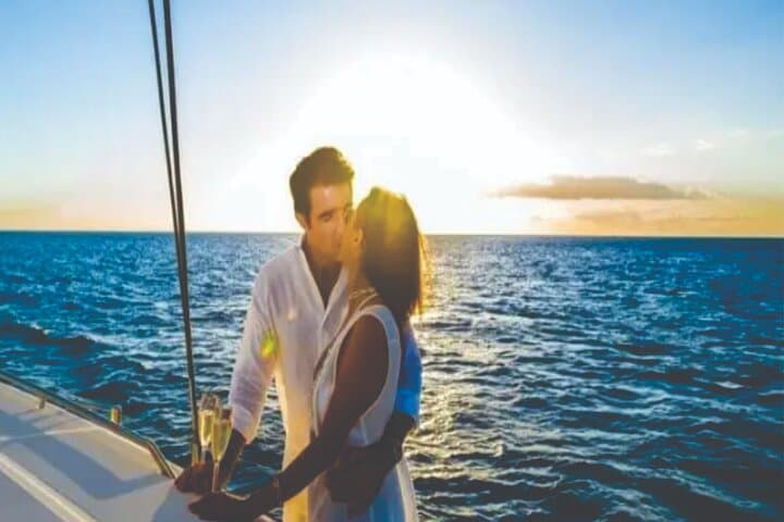 Lisbon Luxury Catamaran Sunset & Wine Cruise: Private Two-Hour Charter photo 3