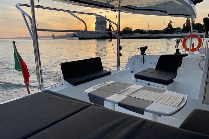 Lisbon Luxury Catamaran Sunset & Wine Cruise: Private Two-Hour Charter photo 5