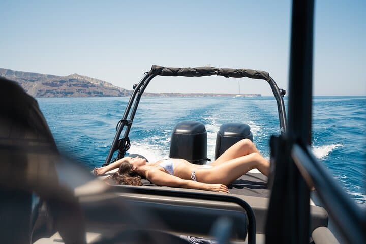 Private Half-Day Motor Boat Cruise in Santorini: Caldera, Hot Springs & Thirassia photo 6