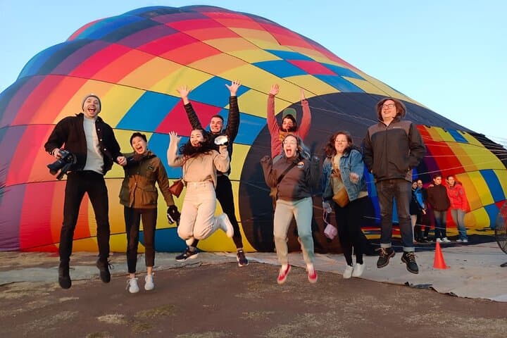 Sunrise Hot Air Balloon Over Teotihuacan with Cave Breakfast & Private Transfer photo 6