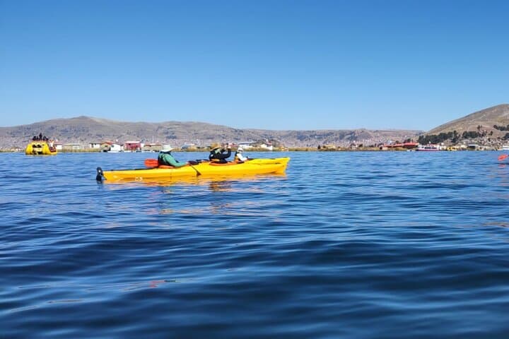 Kayak Lake Titicaca and Overnight on the Uros Floating Islands