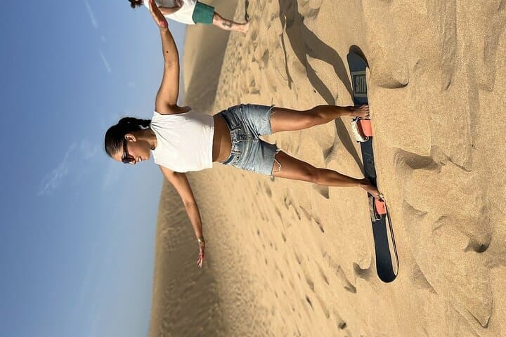 Sunset Sandboarding near Agadir: Dune Runs with Ocean Views photo 2