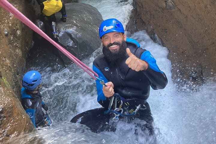 Half-Day Beginners Canyoning in Funchal: Abseil, Jumps & Natural Slides photo 6