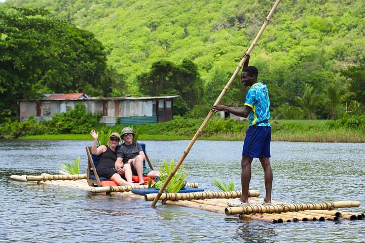 St. Lucia Bamboo Rafting on the Roseau River — Private 90-Minute Eco Cruise photo 1
