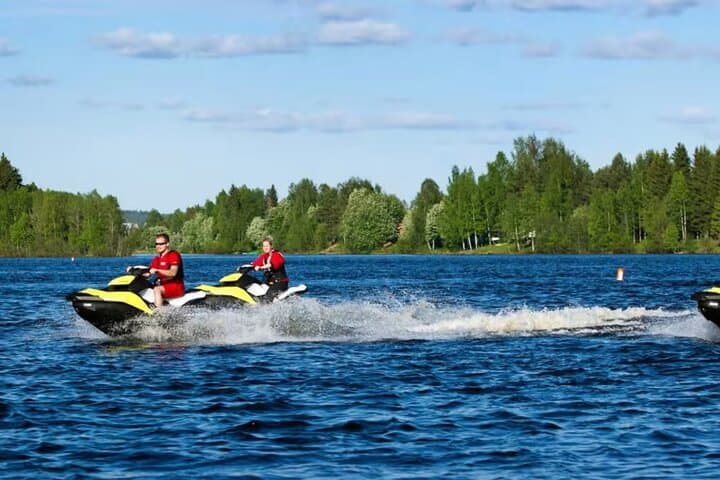 Guided Jet Ski Adventure in Lapland — Rovaniemi Lakes & Midnight Sun Tour photo 2
