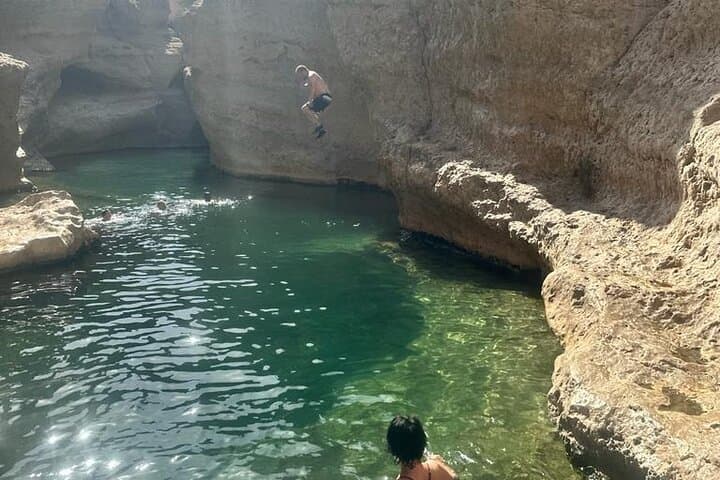 Hike and Swim Wadi Shab: Canyons, Caves, and Emerald Pools from Muscat photo 4