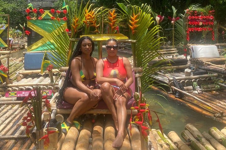 Lethe River Rafting and Margaritaville Montego Bay: Bamboo Raft Float & Hip Strip Vibes