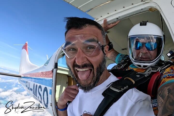 Tandem Skydive Over Zanzibar: 10,000-ft Jump to Kendwa Beach