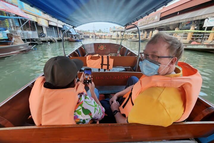 Mae Klong Railway & Amphawa Floating Market Day Tour from Bangkok — Firefly Boat Ride photo 2