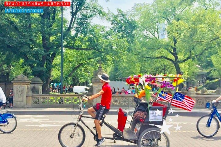Central Park Pedicab Tour: 60–120 Minute Guided Rickshaw Ride