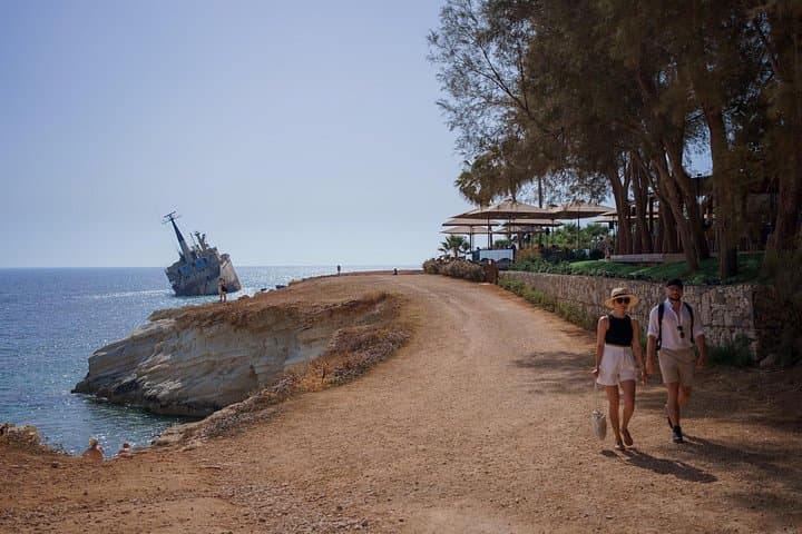 Blue Lagoon Akamas Bus & Boat Tour from Paphos — Swim, Snorkel & Water Slide photo 3