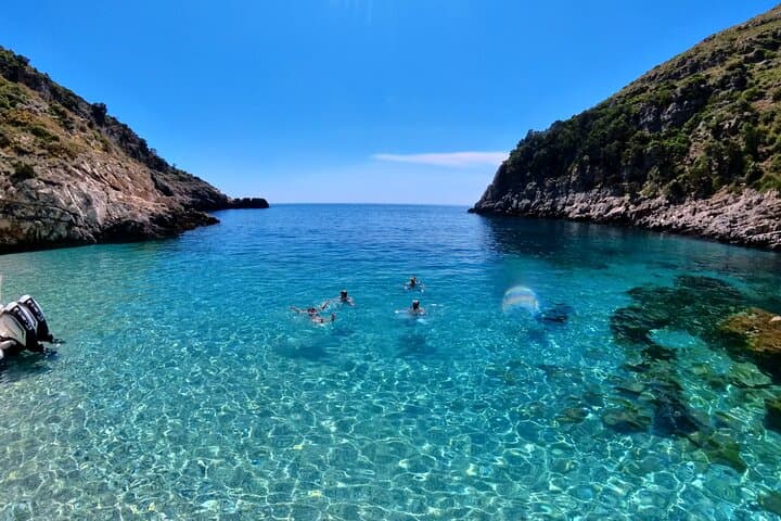 Private Boat Trip to Dafina Bay & Bear's Bay: Karaburun Peninsula Snorkel & Caves