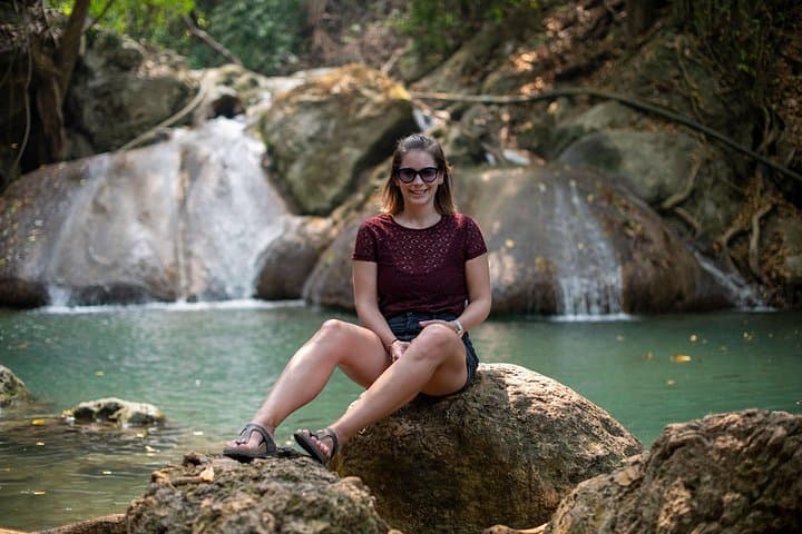 Erawan Waterfall & River Kwai Day Tour from Kanchanaburi: Seven-Tier Hike and Historic Rail