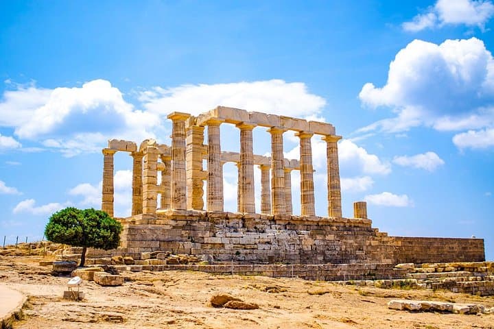 Cape Sounion & Temple of Poseidon Half-Day: Sunset Coastal Drive from Athens photo 1