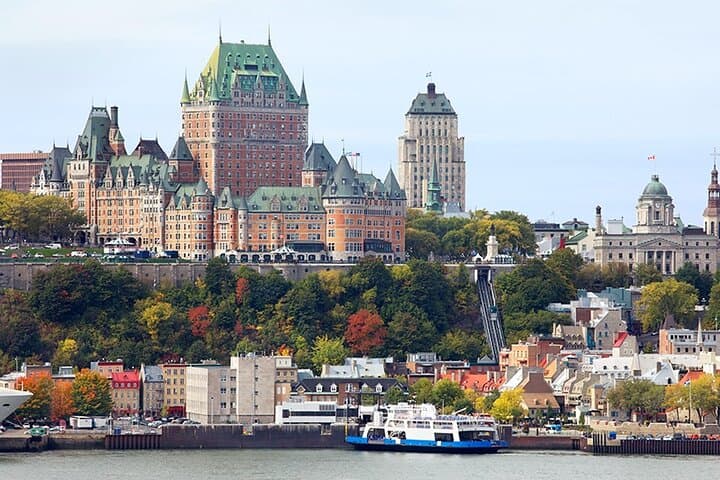 Quebec City & Montmorency Falls Day Trip from Montreal — Falls, Old Town Walk & Seasonal Cruises