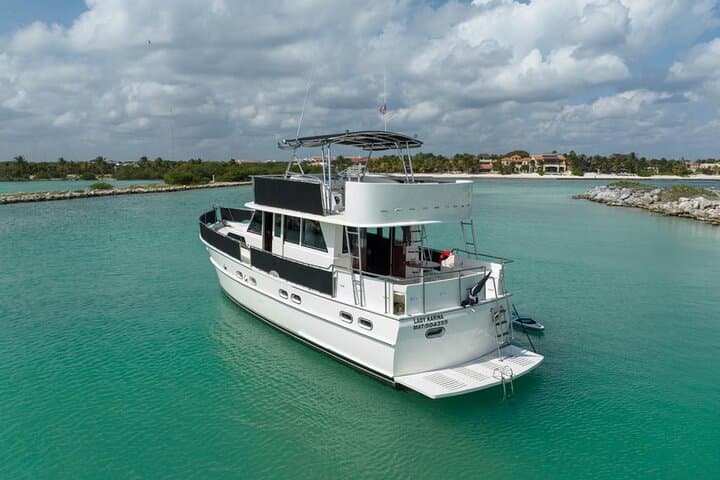 Sunset Snorkel Cruise on a 53' Hatteras — Riviera Maya Evening Escape photo 5