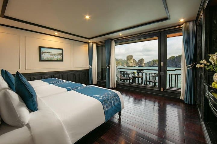 Ha Long & Lan Ha Bay 2-Day Luxury Cruise — Caves, Kayaks & Sunset Decks photo 3