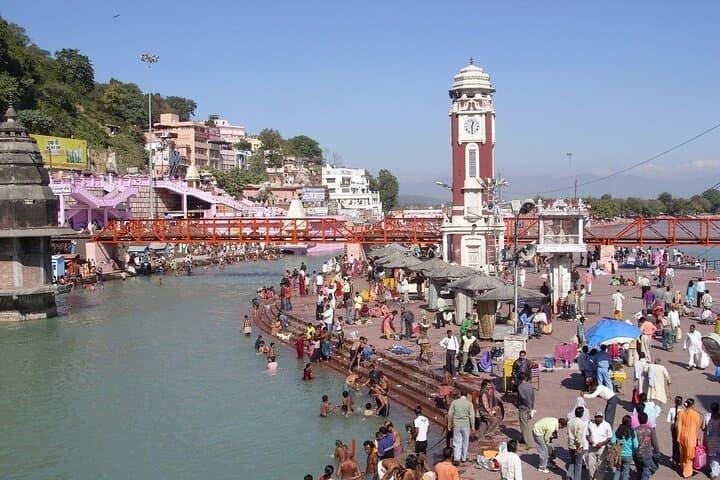 Haridwar & Rishikesh Private Day Tour from Delhi: Ganges Ghats, Suspension Bridges & Ashrams