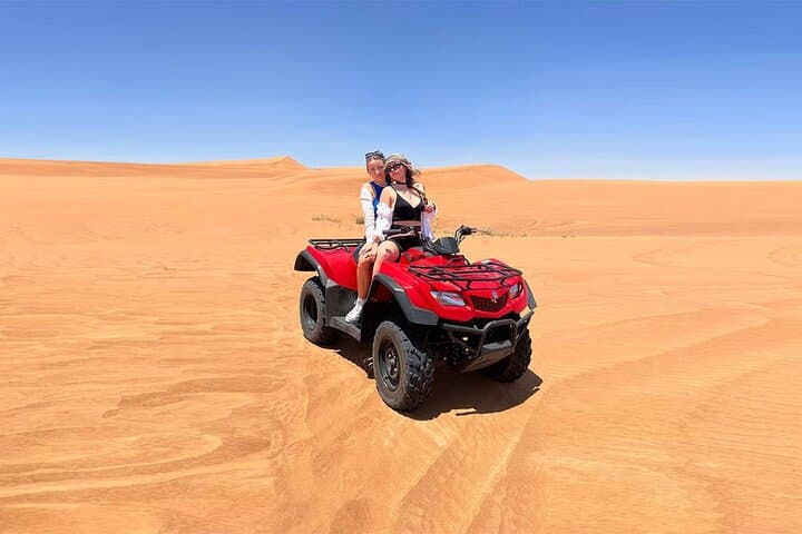 Dubai Quad Bike Safari, Camel Ride & Desert BBQ Camp Experience photo 4