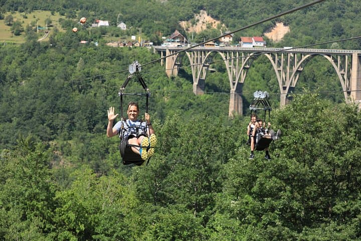 Kotor to Durmitor: Black Lake, Đurđevića Tara Bridge & Zipline Options photo 3