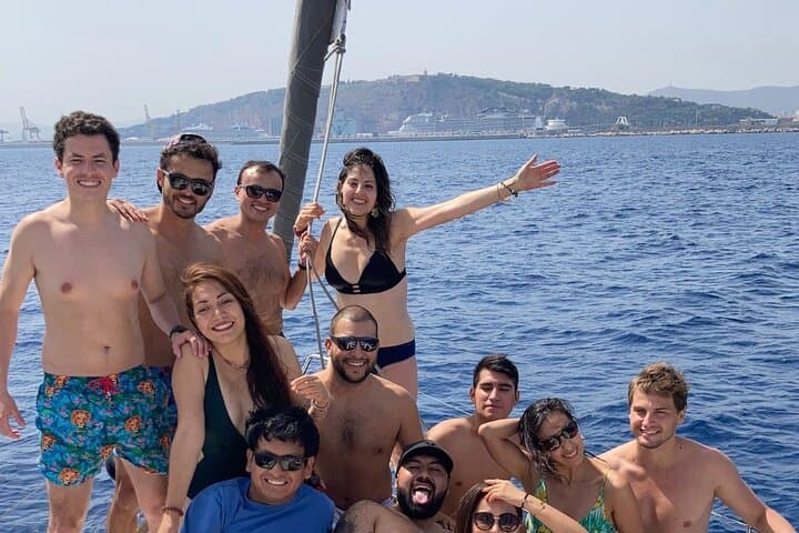 Barcelona Mediterranean Sailing Cruise with Open Bar and Swim