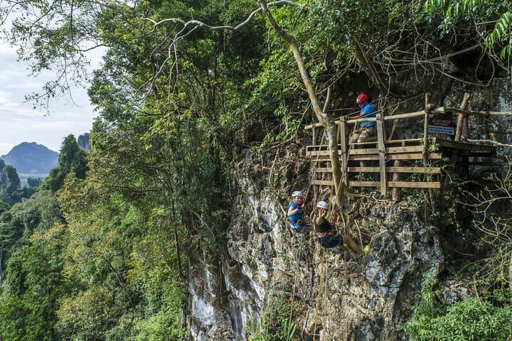 Krabi Zipline, ATV & Top-Rope Climbing Adventure