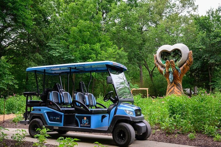 Bentonville Golf Cart Tour: Downtown Art, Murals & Crystal Bridges Highlights photo 3