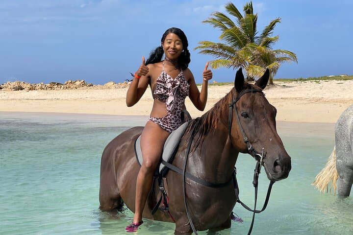Bamboo Rafting and Horseback Swim from Montego Bay: A 3–4 Hour River-and-Sea Combo photo 5