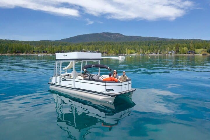 Sunset on Emerald Bay: Private Double-Decker Pontoon Tour on Lake Tahoe photo 2