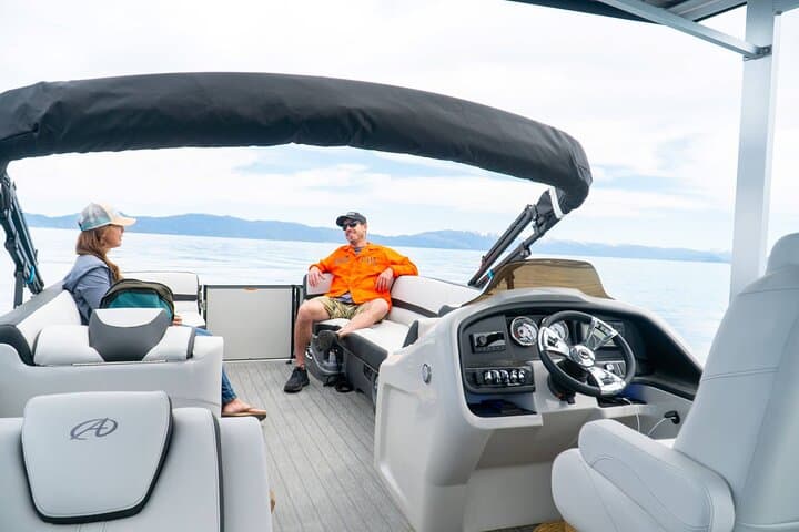 Sunset on Emerald Bay: Private Double-Decker Pontoon Tour on Lake Tahoe photo 3
