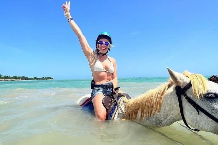 Horseback Beach Ride and Bamboo Rafting in Ocho Rios — Horse & Raft Combo photo 1