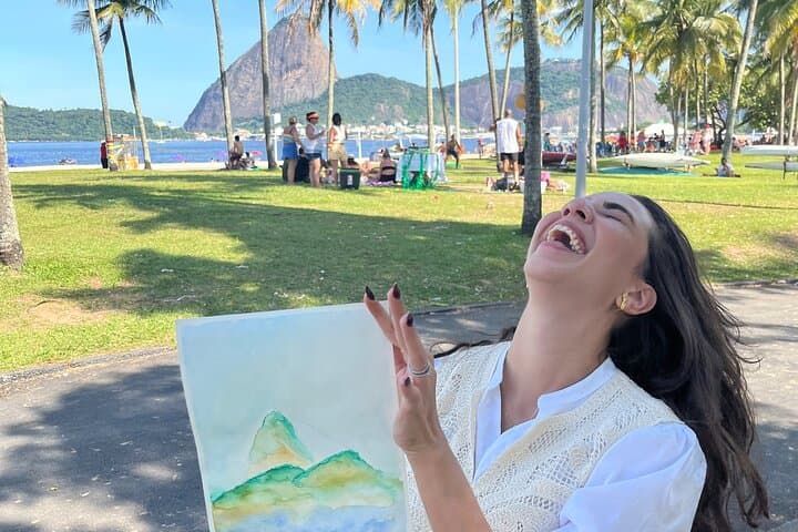 Paint Sugarloaf: 90-Minute Watercolor Class at Aterro do Flamengo photo 4