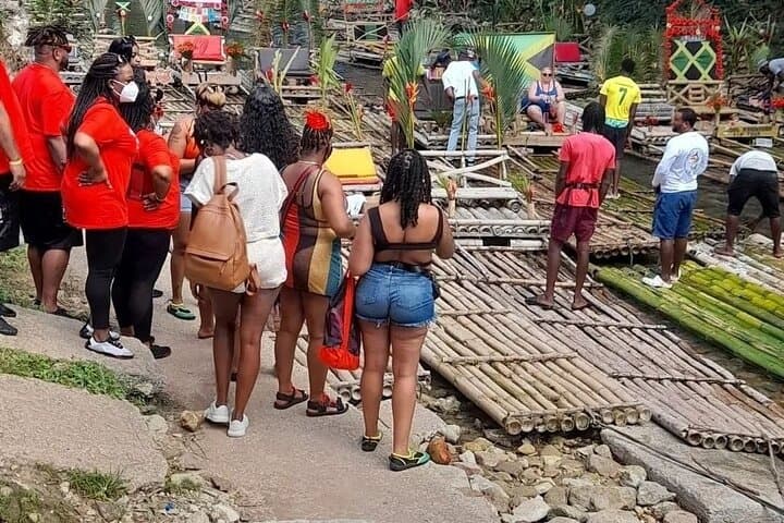 ATV and Bamboo Raft Adventure Near Montego Bay: Cliff Swim & River Rafting