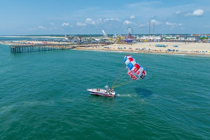 Soar Above Ocean City: 1-Hour Parasailing Adventure Over the Atlantic