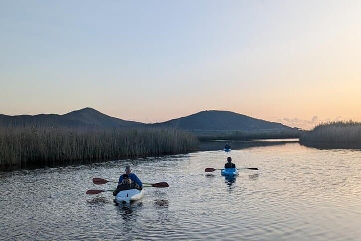 Sunset SUP on Sardinia’s Rio Posada: Evening Paddle and Flamingo Watching photo 4