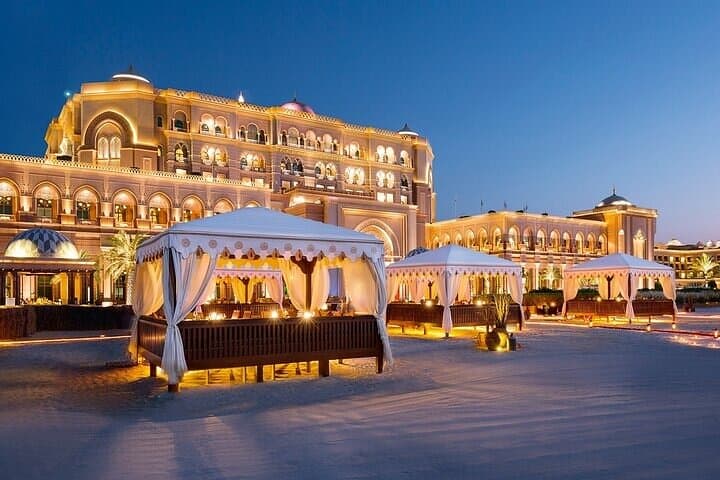 Abu Dhabi Day Trip: Sheikh Zayed Mosque, Heritage Village & Emirates Palace Dinner