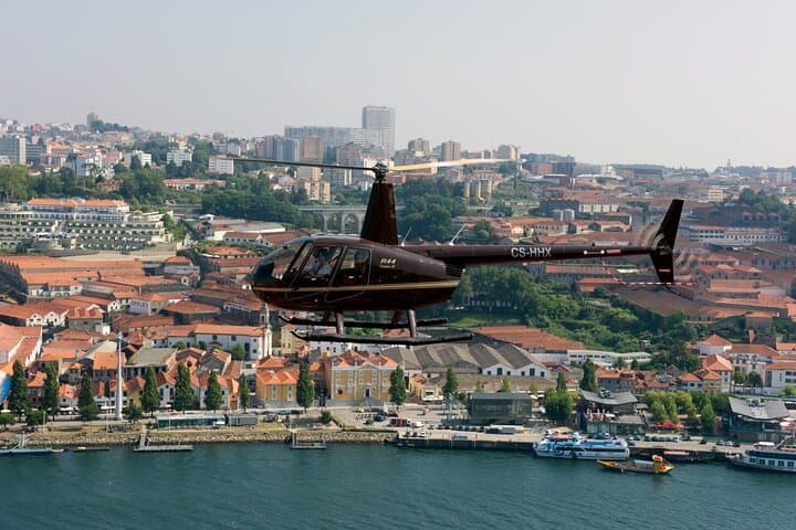 Helicopter Tour Over Porto: 20-Minute Coastal & Douro Estuary Flight