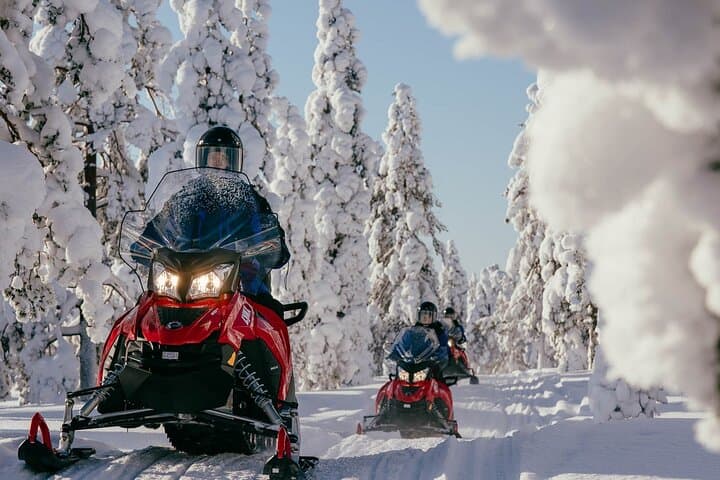 Arctic Circle Snowmobile Safari — Rovaniemi Half-Day Forest Ride