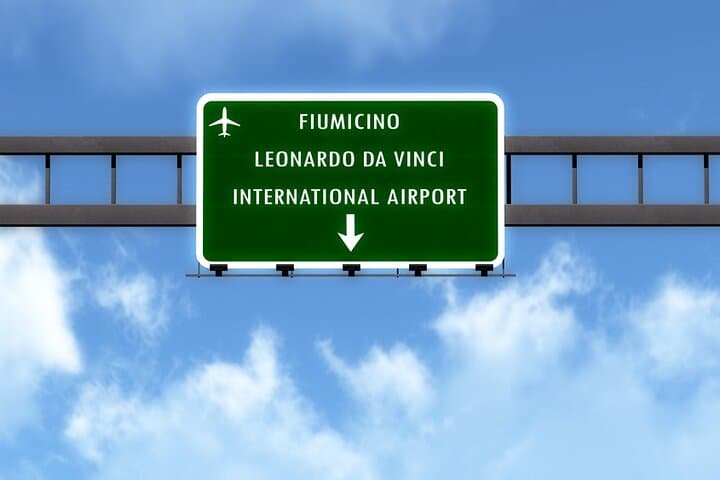 Rome Private Departure Transfer — City Center to Airport with Luggage Included