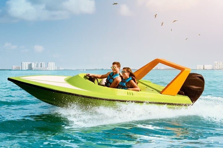 Cancun Speedboat & Snorkel: Nichupté Lagoon to Mayan Reef Adventure photo 4