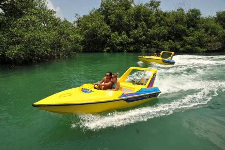 Cancun Speedboat & Snorkel: Nichupté Lagoon to Mayan Reef Adventure photo 6