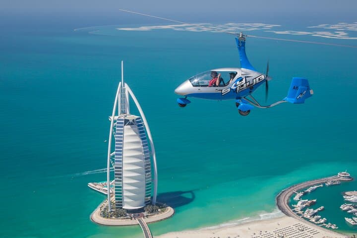 Gyrocopter Dubai: 20-Minute Private Aerial Flight Over Palm & Marina photo 2