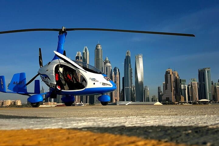 Gyrocopter Dubai: 20-Minute Private Aerial Flight Over Palm & Marina photo 3