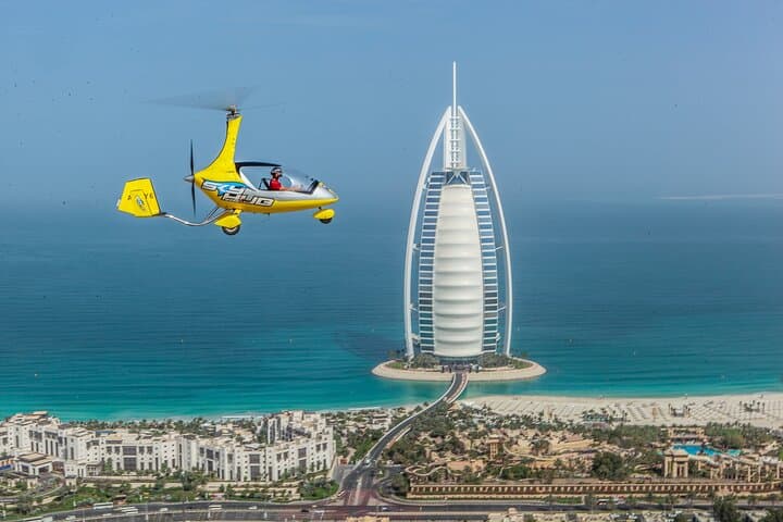 Gyrocopter Dubai: 20-Minute Private Aerial Flight Over Palm & Marina