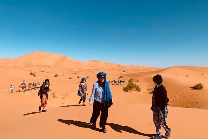 Overnight at Sahara Wellness Camp: Erg Chebbi Camel Ride, Sandboarding & Berber Camp Experience photo 3