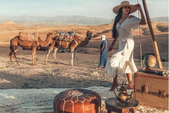 Agafay Desert Sunset Camel Ride & Dinner Under the Stars from Marrakech photo 5